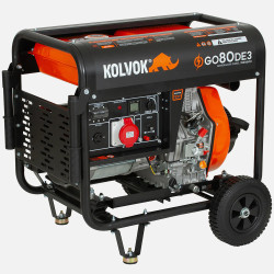 Generador Eléctrico diesel Trifásico 8.1kVA KOLVOK GO80DE3